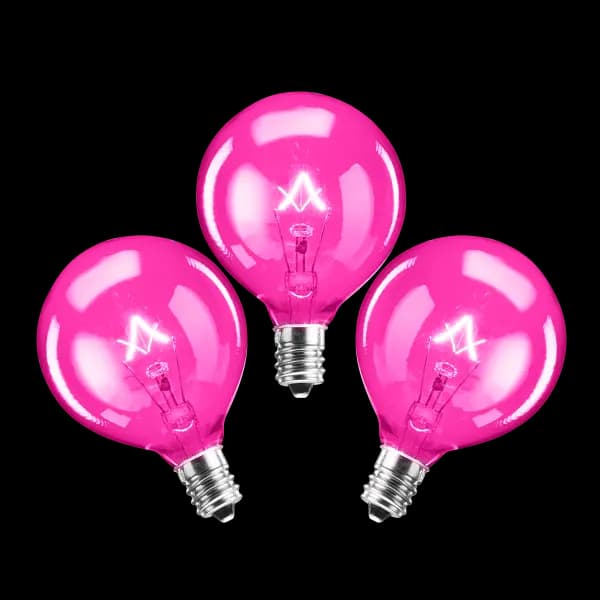 25-Watt Light Bulb - 3-pack - Pink