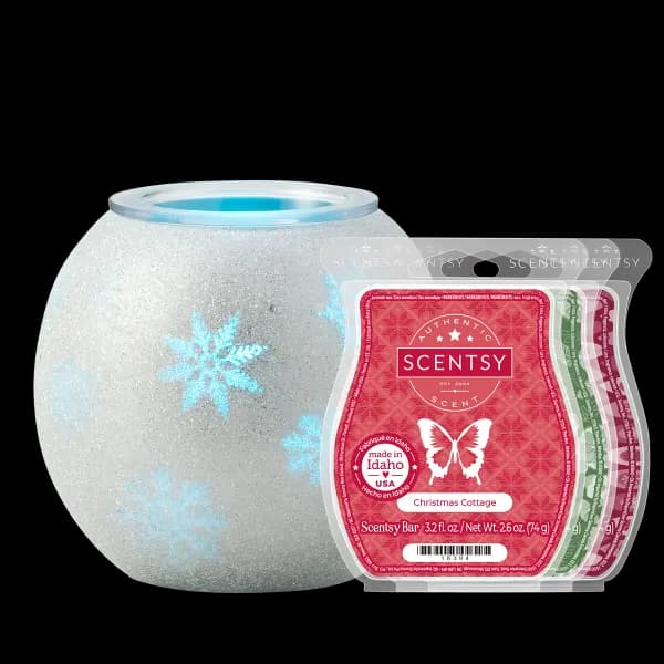 Blue Frost Warmer + 3 Scentsy Bars