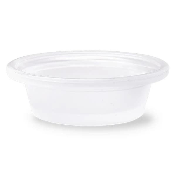 Medium Frosted Glass Dish with Logo