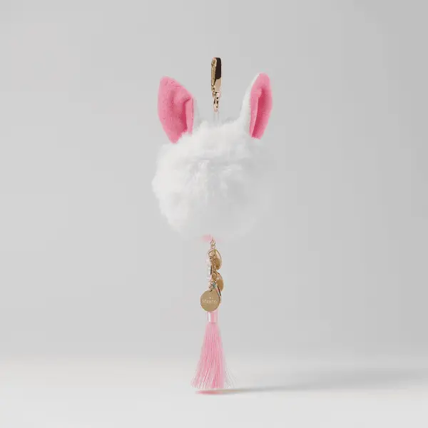 Fluffy Bunny Scentsy Charm Clip + Peach Paradise fragrance