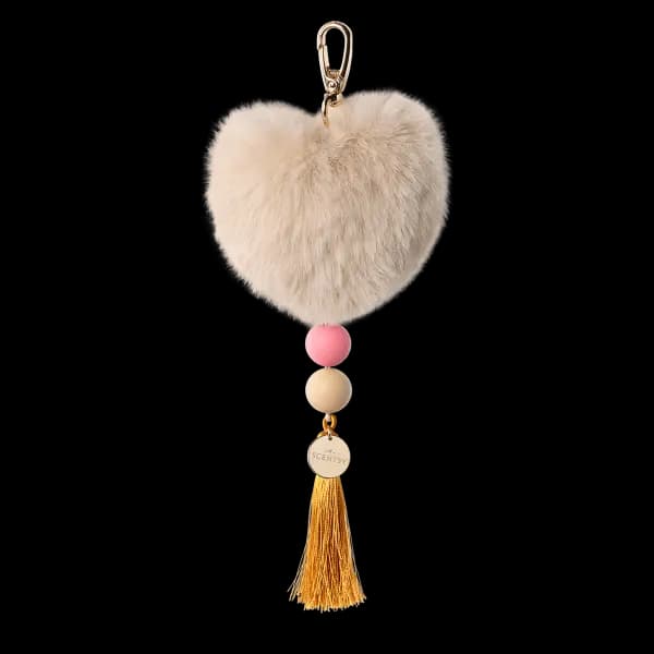 Taupe Heart Scentsy Charm Clip + Vanilla Bean Buttercream fragrance