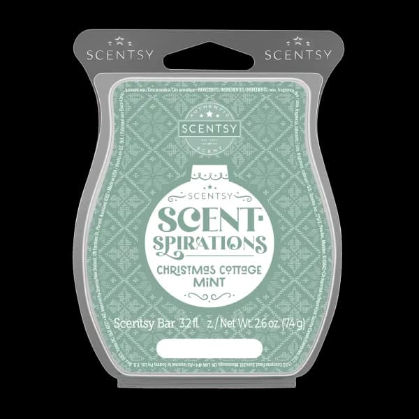 Christmas Cottage Mint Scentsy Bar