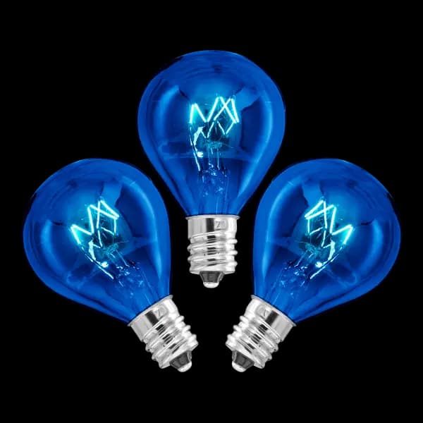 20-Watt Light Bulb - 3-pack - Blue