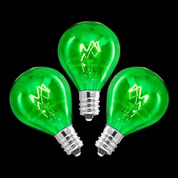 20-Watt Light Bulb - 3-pack - Green