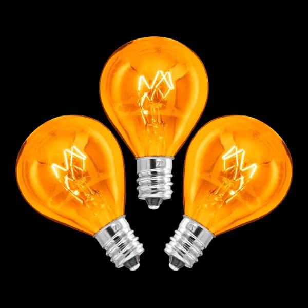 20-Watt Light Bulb - 3 Pack - Orange