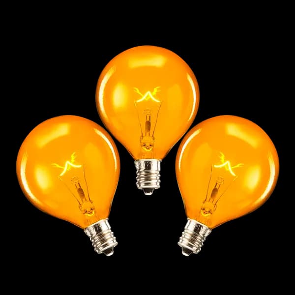 25-Watt Bulb - 3-pack - Orange
