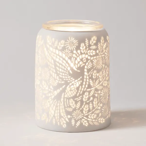 Etched Hummingbird Warmer