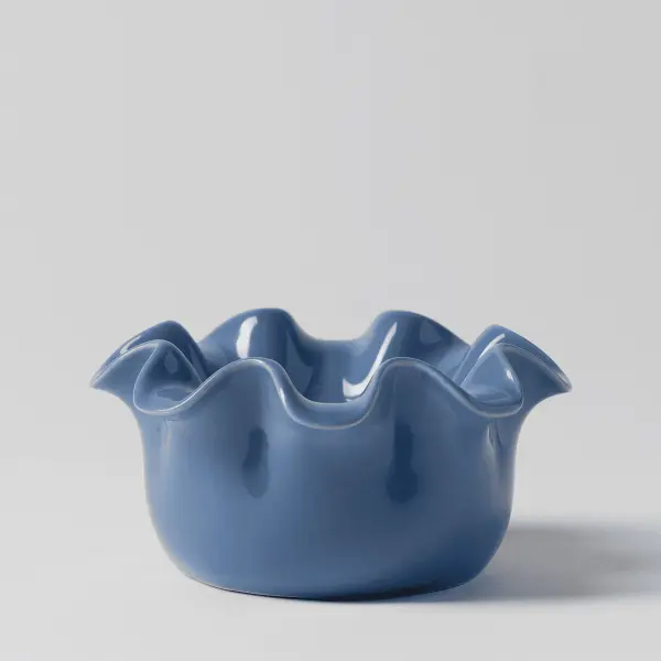 Petite Ruffle – Cerulean Warmer