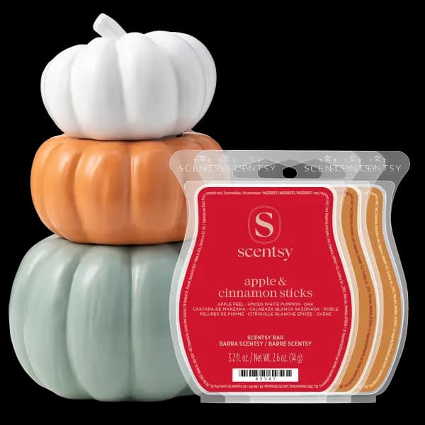 Color Me Pumpkin Warmer + 3 Scentsy Bars