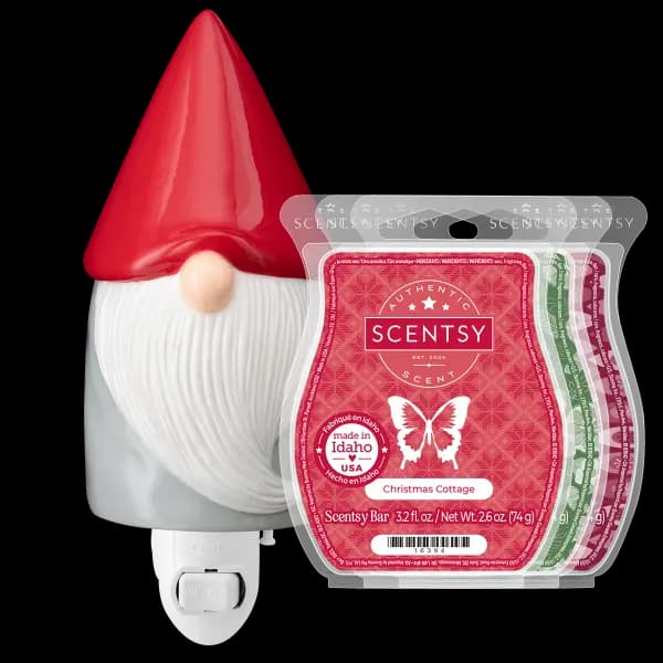 Gnome for the Holidays Mini Warmer + 3 Scentsy Bars