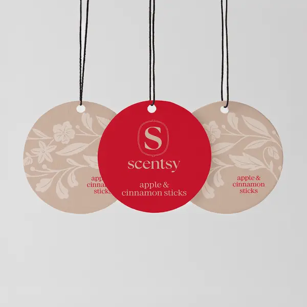 Apple & Cinnamon Sticks Scent Circle 3-Pack