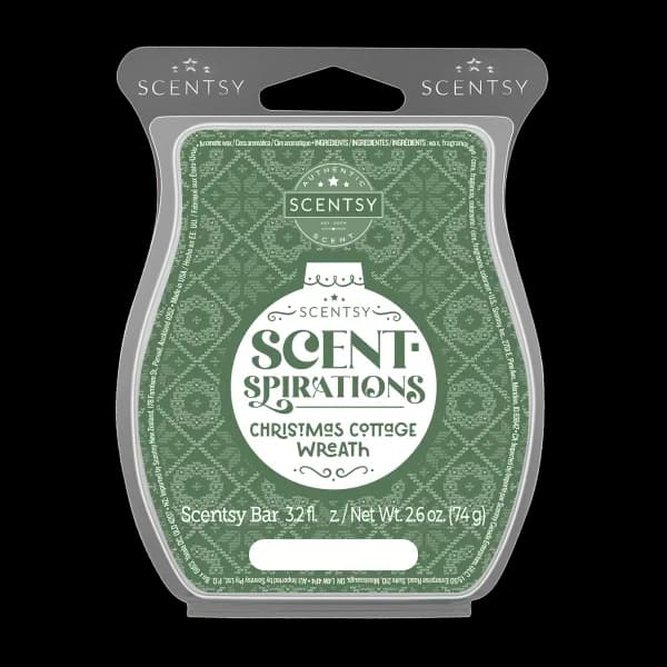 Christmas Cottage Wreath Scentsy Bar